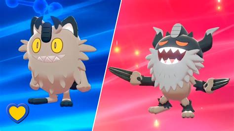 galarian meowth evolution.